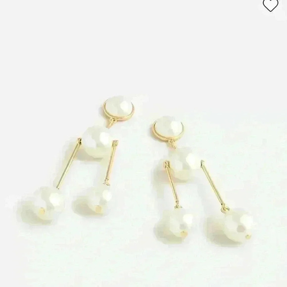 J Crew Pearl Pendant Earrings (coming soon) - Picture 2 of 2